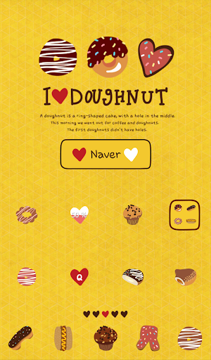 i love doughnut dodol theme