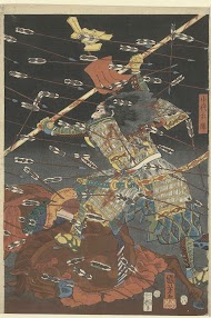 De laatste aanval van de Kusunoki te Shijonawate