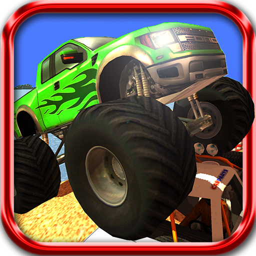 MONSTER TRUCK BEACH OFFROAD LOGO-APP點子