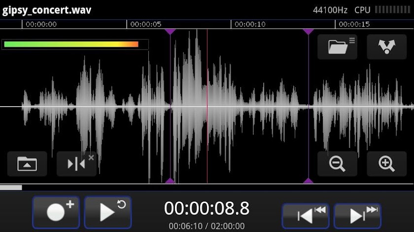 TapeMachine Recorder Screen 1