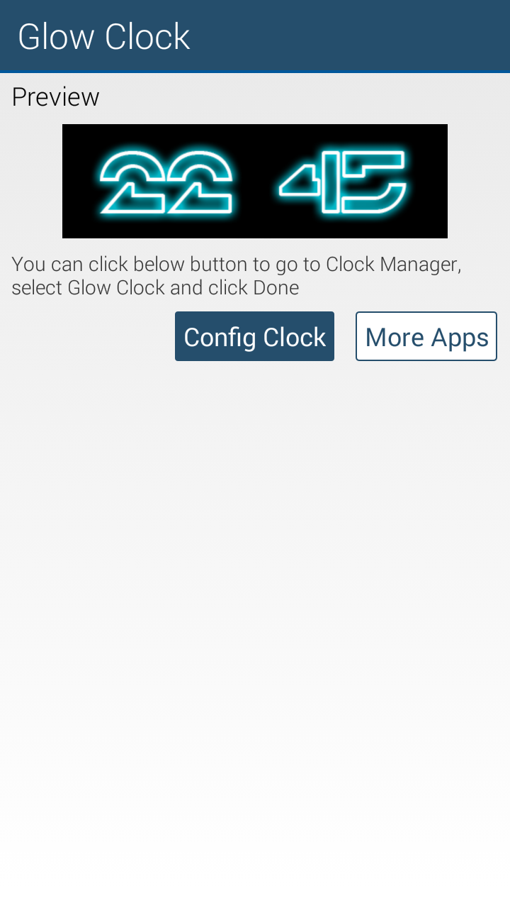 Gear Fit Glow Clock Screen 3