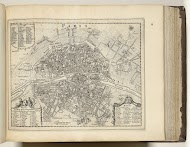 Plattegrond van Parijs, ca. 1693-1696