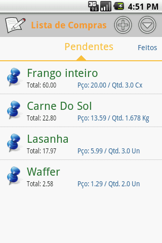 Shop List Premium Screen 1