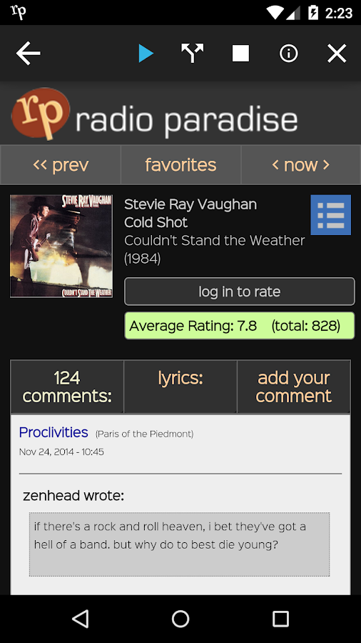 Radio Paradise Android Apps on Google Play