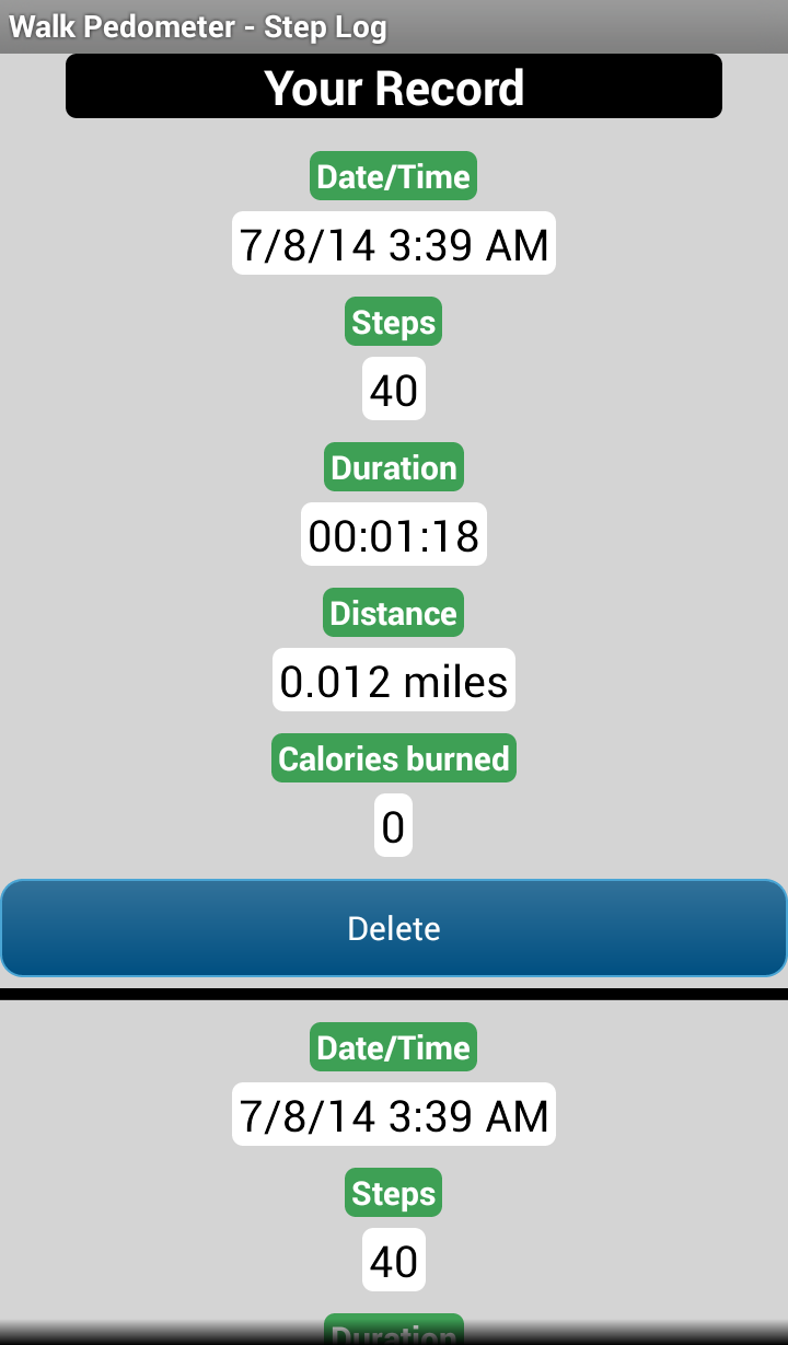 Walk Pedometer - Step Log Pro Screen 3
