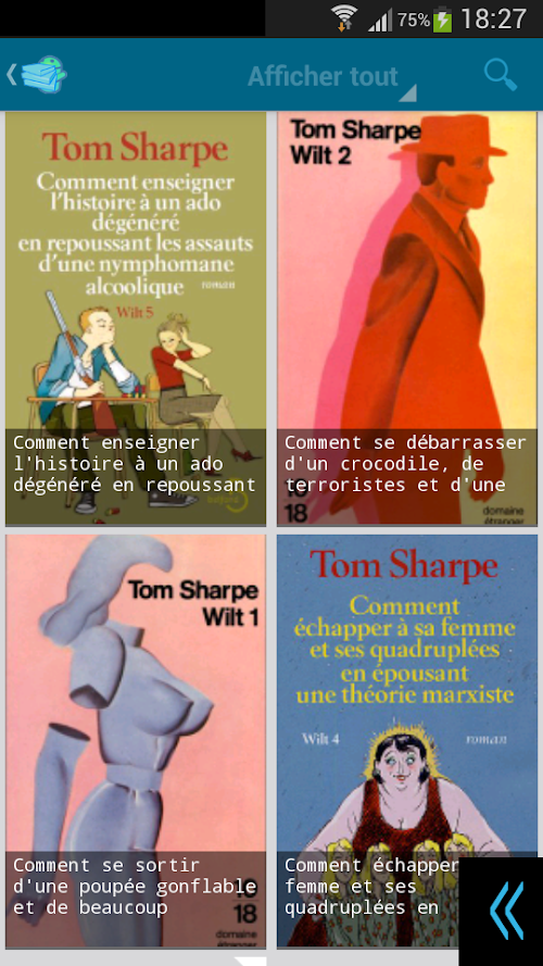 Android application My books deLuxe screenshort