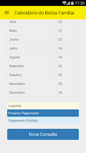 Calendário do Bolsa Família - náhled