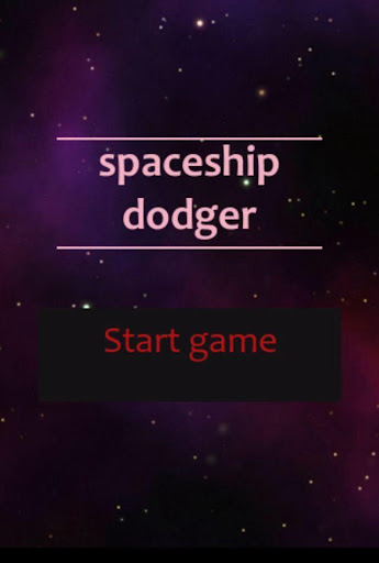 spaceship dodger