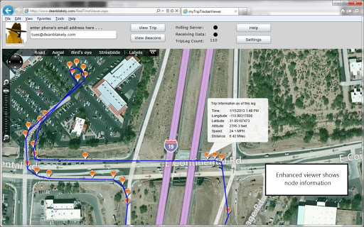 GPS Breadcrumb Tracker Trial