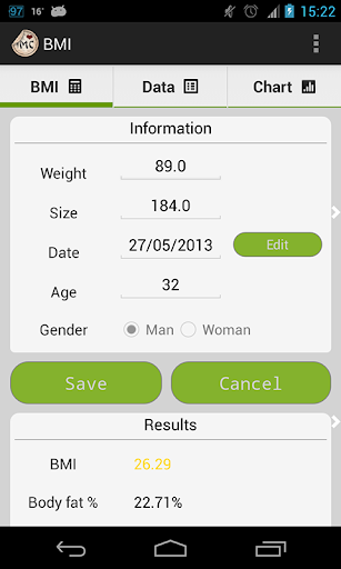 BMI Weight tool