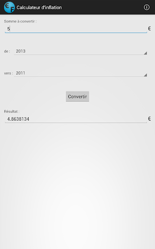 【免費工具App】Calculateur d'inflation-APP點子