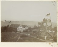 Gezicht op het 'Preussischer Gasthof', Inselsberg bij Brotterode in de Harz