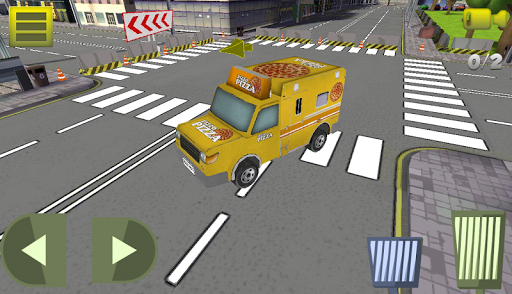 【免費模擬App】Pizza Delivery Truck Simulator-APP點子