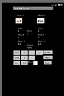 Horseshoe Scoring Screenshots 1