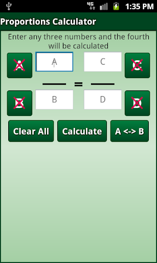 Proportions Calculator