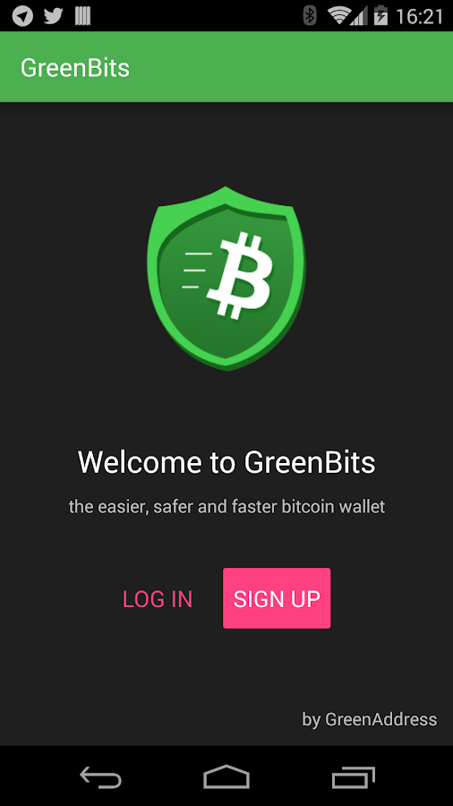greenbits bitcoin wallet apk