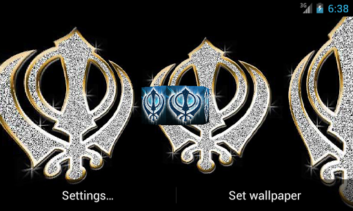 Khanda 3D Live Wallpaper