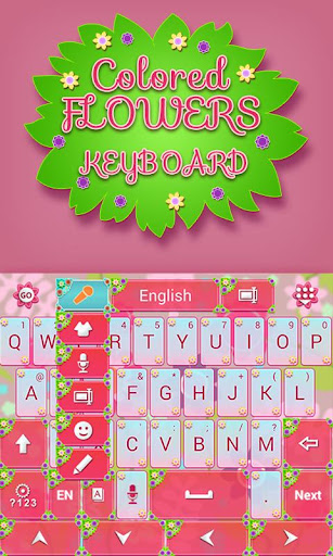 免費下載個人化APP|Colored Flowers Keyboard app開箱文|APP開箱王