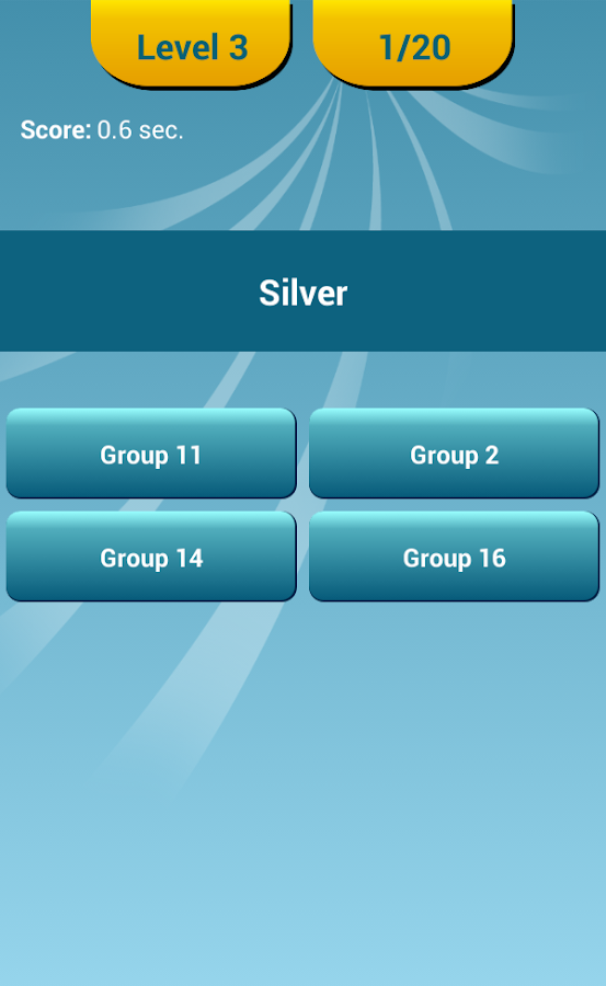 elements on of periodic test table symbols on  Apps Table  Android Quiz Google Periodic Play
