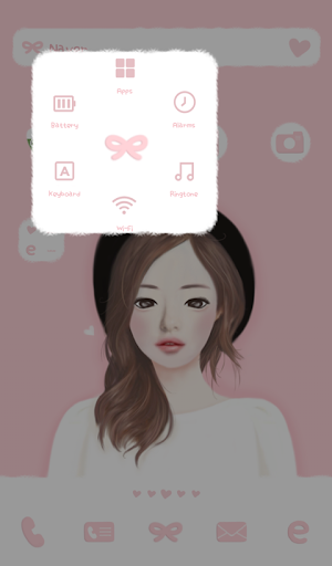 免費下載個人化APP|Lovely girl(pink love)dodol app開箱文|APP開箱王