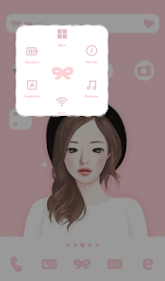 Lovely girl(pink love)dodol Screenshots 2