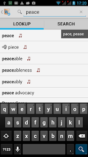 WordWeb Audio Dictionary - screenshot thumbnail