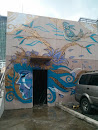Blue Bird Graffiti