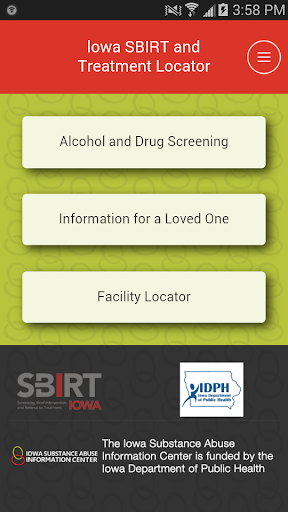 SBIRT IOWA Treatment Locator