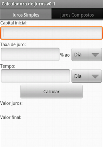 Calculadora de Juros