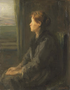 RIJKS: Jozef Israëls: Woman at a Window 1911