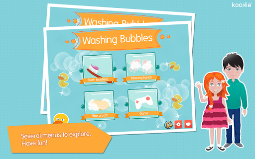 【免費教育App】kookie - Washing Bubbles-APP點子