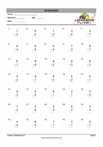 Grade-1-Maths-Subtraction-WB-2