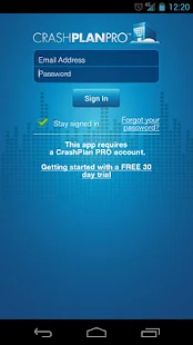   CrashPlan PRO- screenshot thumbnail   