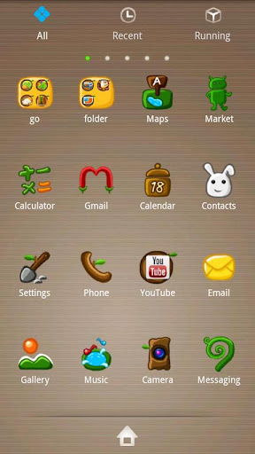 Quaint Go Launcher EX Theme v1.6