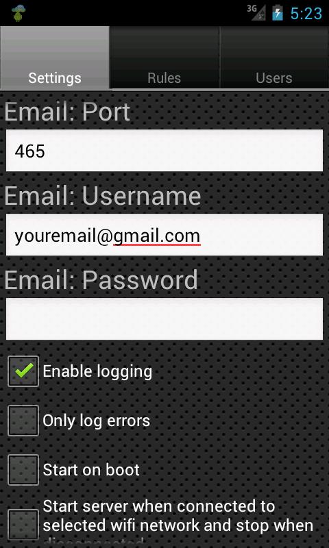 SMS Gateway Ultimate Pro Screen 3