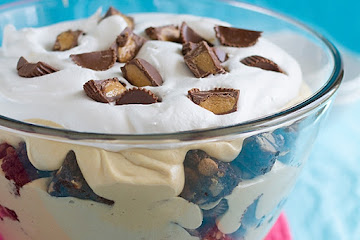 Peanut Butter Brownie Trifle