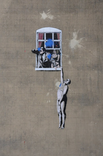 Mural by Banksy