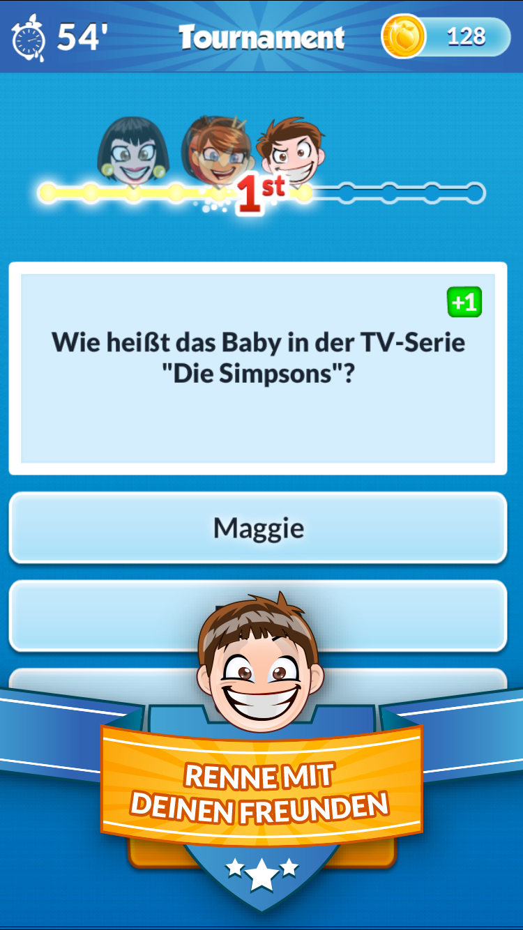 Android application Quiz Run screenshort