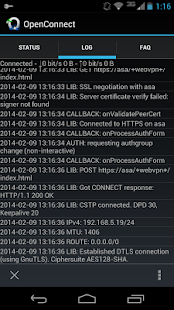 OpenConnect: miniatura de captura de pantalla