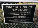 Broad St & 7th Ave. Playground