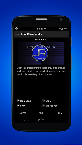 Blue Chrometalix-Icon Pack