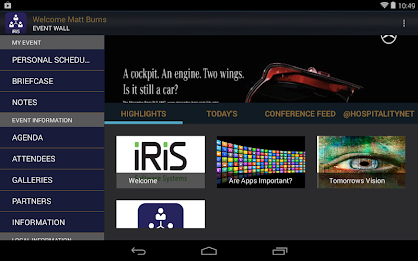 iRiS Delegate - Heddon Hotel poster 2