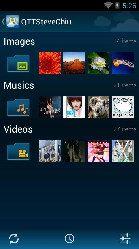 Qloud Media - screenshot