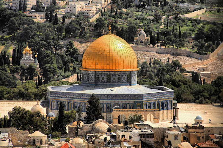 The Dome of the Rock is one of the most recognizable landmarks in Jerusalem, Israel.