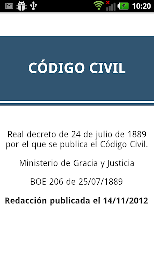 【免費書籍App】Spanish Civil Code-APP點子