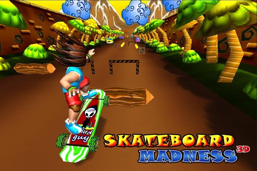 Skate Board Madness ( 3D Game) Screen 2