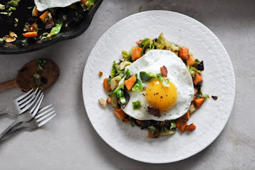 Brussels Sprouts Breakfast Hash