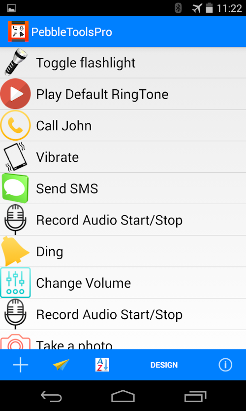 Android application Watch Tools Pro for Pebble screenshort