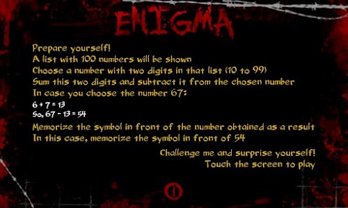 Android application Enigma - amazing magic trick screenshort
