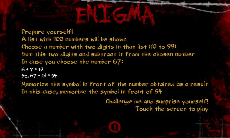 Enigma - amazing magic trick Screen 1